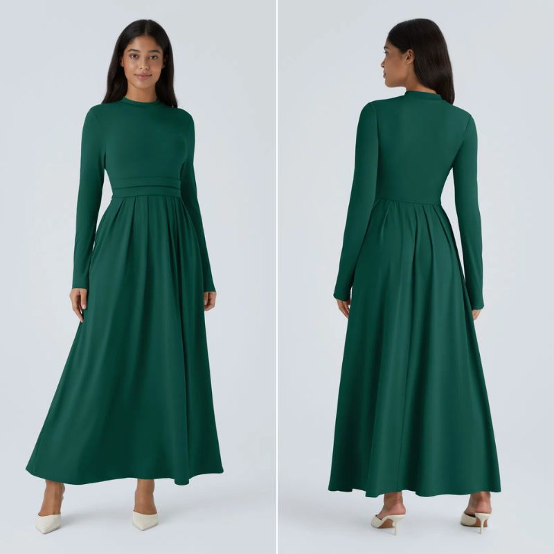 Vestito Primavera Modellante con Tasche